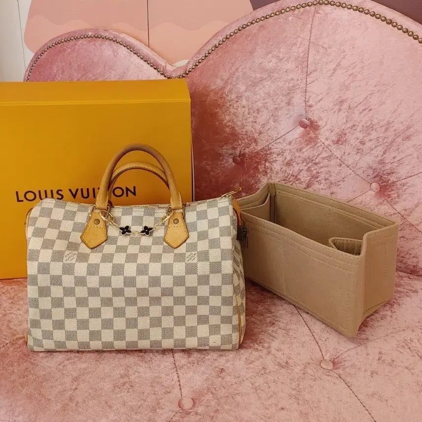 [BUNJANG] Louis Vuitton Speedy Damier 30 + Inner Bag (Authentic) / 정품- 루이비통 스피디 다미에 30+ 이너백- 명품 감정서포함