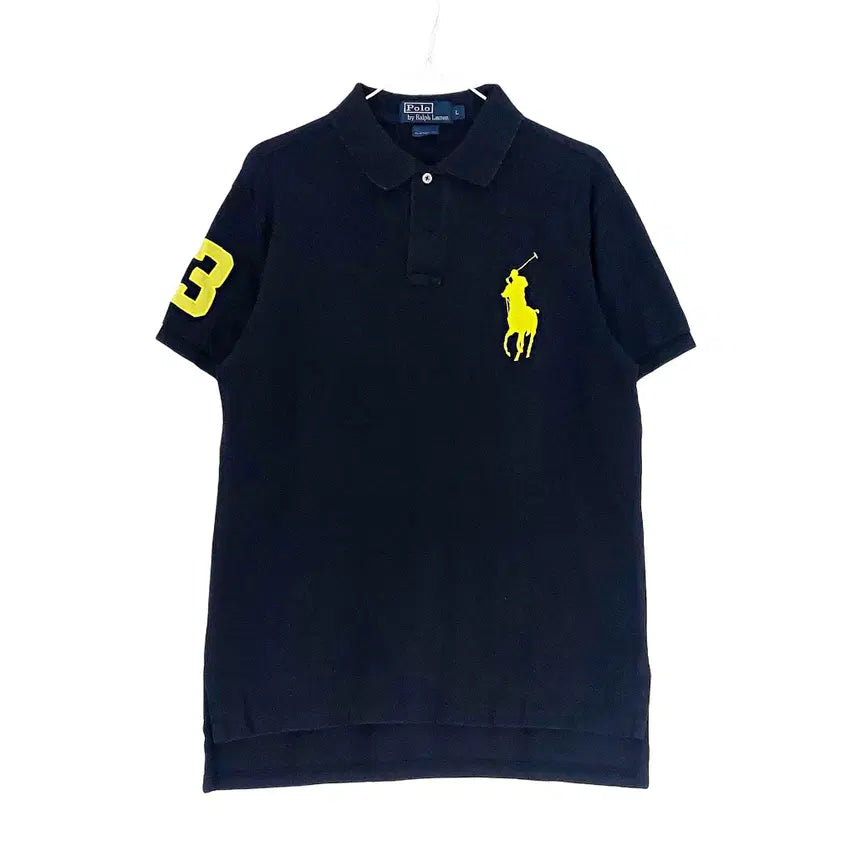 [BUNJANG] Polo Ralph Lauren Men's Classic Fit Cotton Short Sleeve Polo Shirt Navy / 폴로랄프로렌 남성 클래식한 반팔카라티 100 네이비 00546