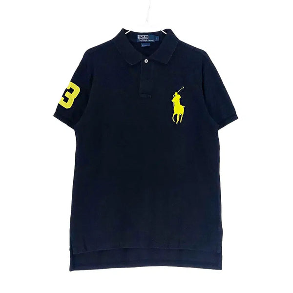 [BUNJANG] Polo Ralph Lauren Men's Classic Fit Cotton Short Sleeve Polo Shirt Navy / 폴로랄프로렌 남성 클래식한 반팔카라티 100 네이비 00546