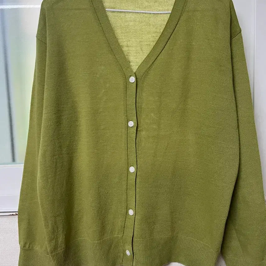 [BUNJANG] Women's Olive Cardigan / 여성 가디건 올리브