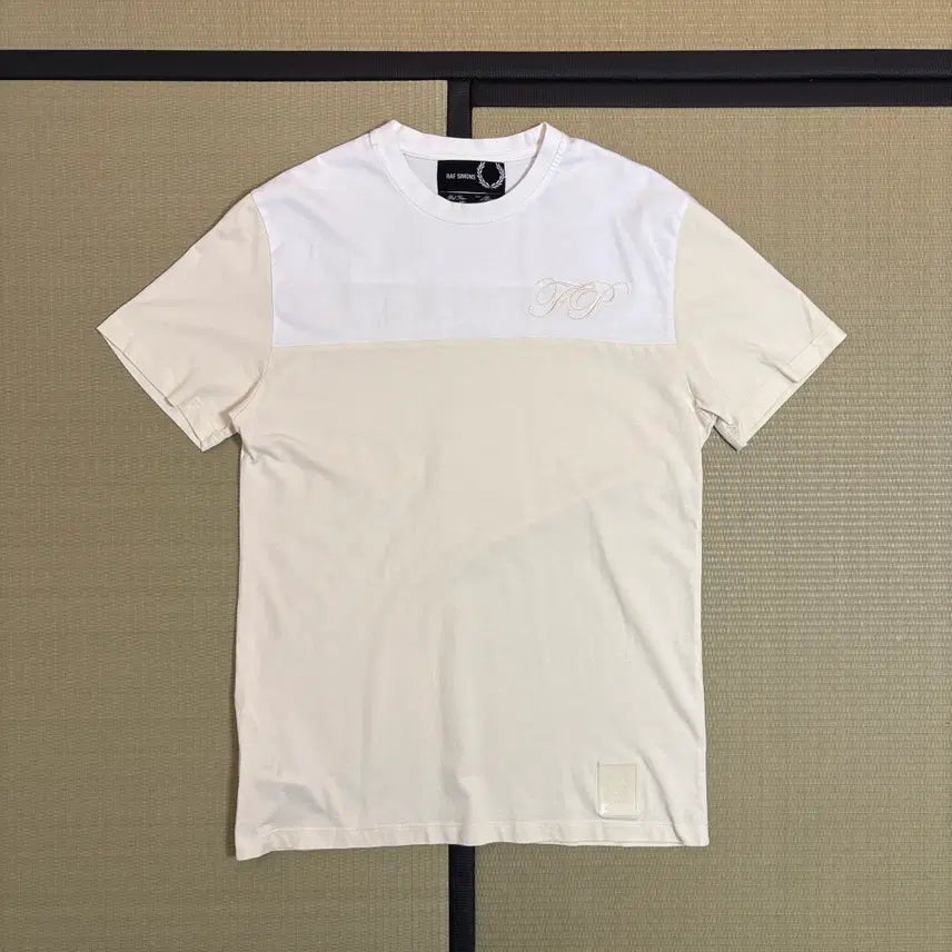 [BUNJANG] Raf Simons x Fred Perry Embroidered Logo Short Sleeve T-Shirt / RAF SIMONS x Fred Perry 라프시몬스 반팔