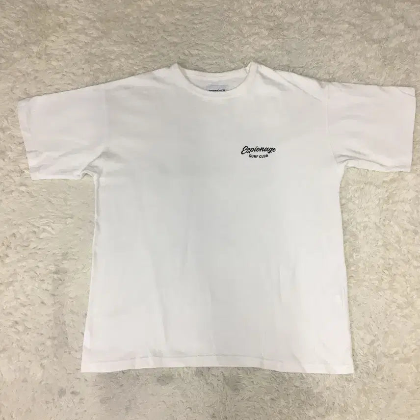 [BUNJANG] Espionage Back Logo Short Sleeve T-Shirt / 에스피오나지 백로고 반팔티 만원샵 GG06