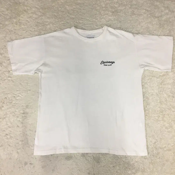 [BUNJANG] Espionage Back Logo Short Sleeve T-Shirt / 에스피오나지 백로고 반팔티 만원샵 GG06