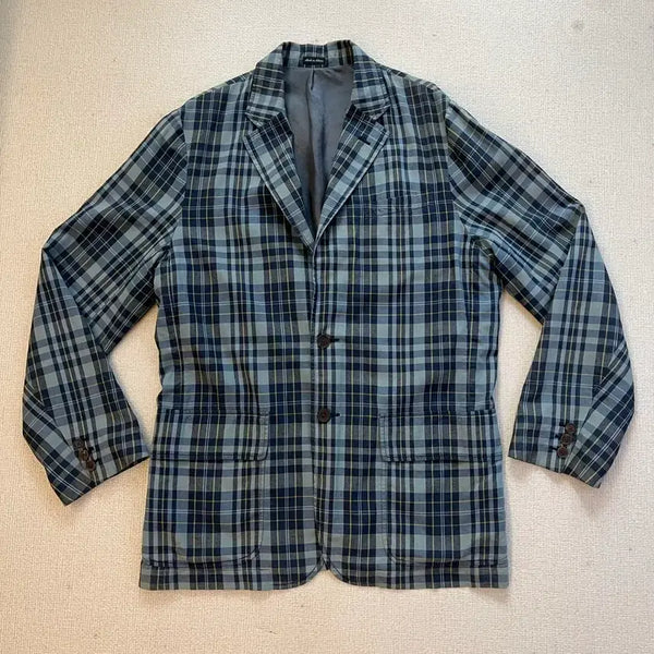 [BUNJANG] RRL Cotton Madras Plaid Jacket / 00s RRL COTTON MADRAS PLAIDS JACKET