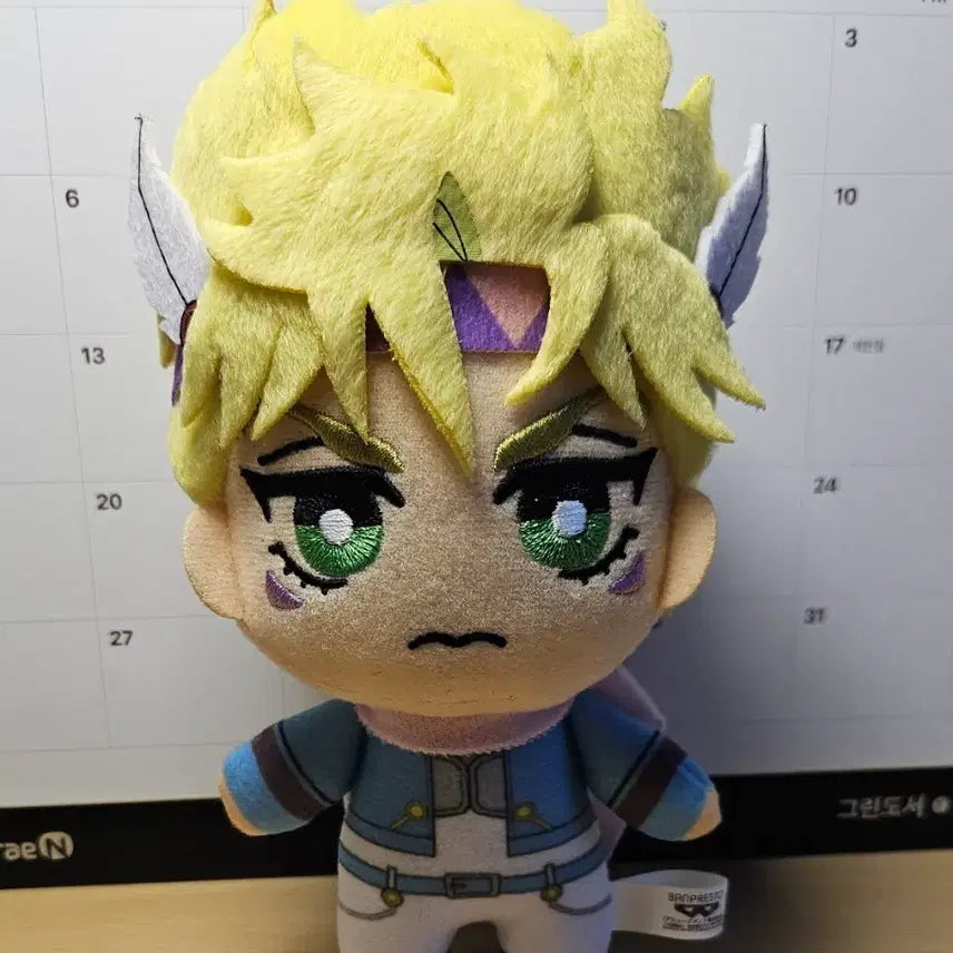 [BUNJANG] JoJo's Bizarre Adventure Caesar Anthonio Zeppeli Tomonui Plush Doll / 죠죠의 기묘한 모험 시저 안토니오 체펠리 토모누이 누이인형