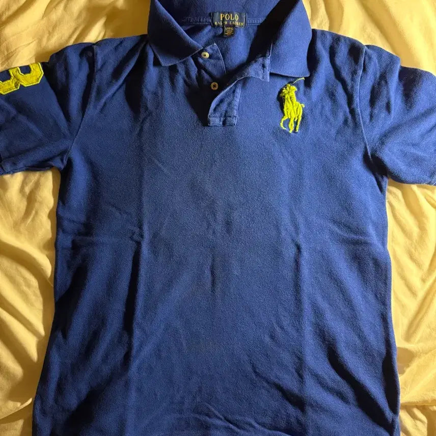 [BUNJANG] Polo Big Pony Short Sleeve Polo Shirt / 빅포니 반팔 카라티