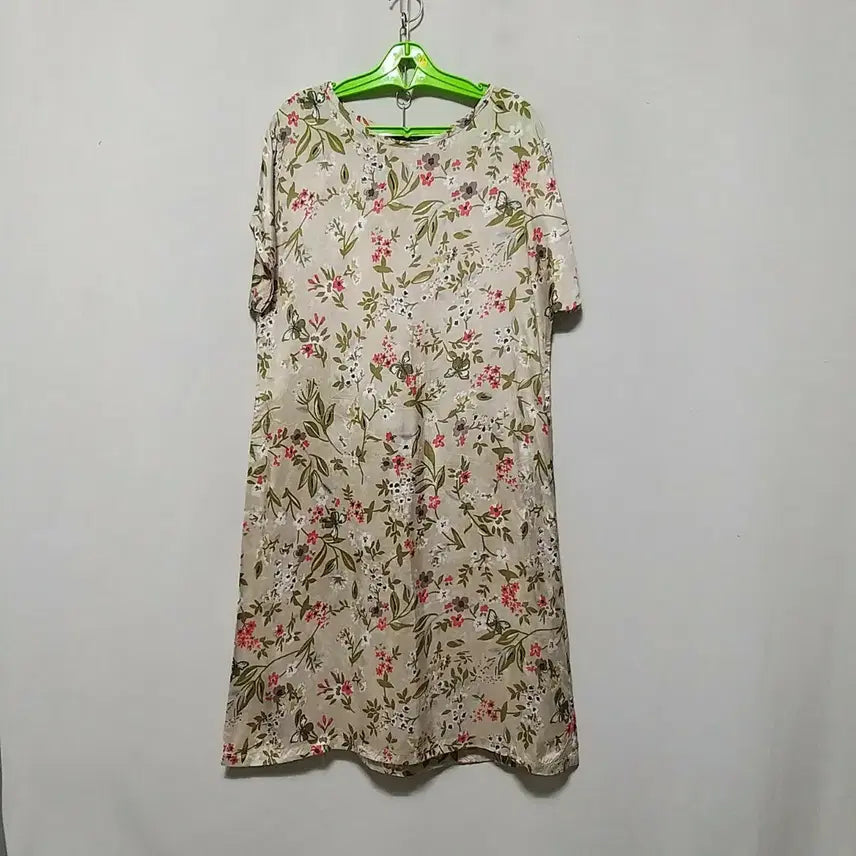 [BUNJANG] Rayon Long Dress Floral Butterfly Pattern / 라64 인견롱원피스