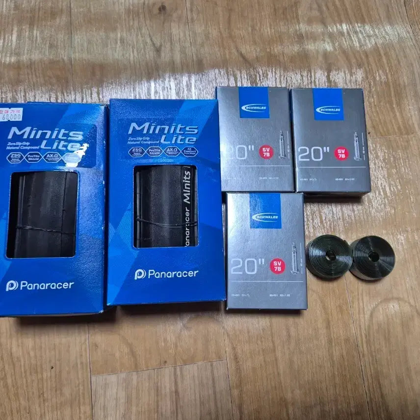 [BUNJANG] Panaracer Minits Lite 23-451 Folding Tire Set with Schwalbe 20-inch Inner Tubes / 파나레이서 23-451 폴딩 고압모델