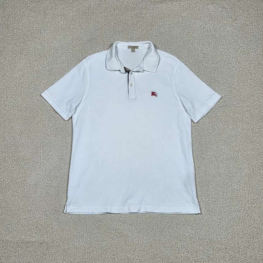 [BUNJANG] Burberry Brit Check Placket Pique Polo T-Shirt / [버버리 브릿] 체크 플래킷 피케 폴로 티셔츠 | S00524
