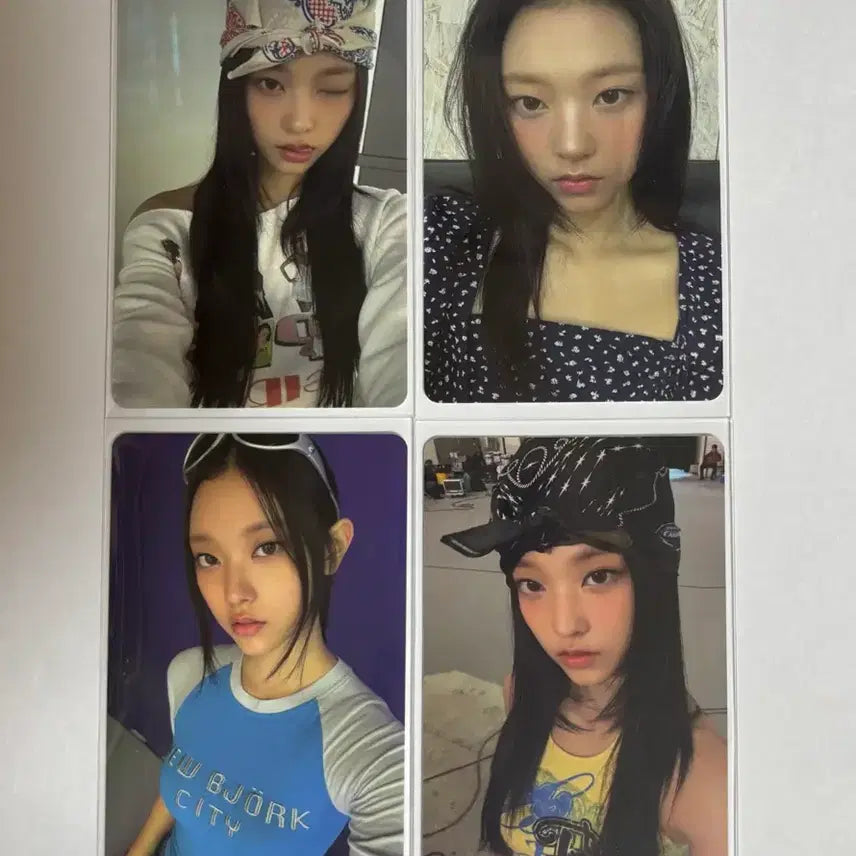 [BUNJANG] NewJeans Haerin Supernatural Pop-up Photocard Bundle Set / 뉴진스 해린 슈퍼내추럴 팝업 포카 4장 일괄 / 강해린 수퍼내추럴 특전