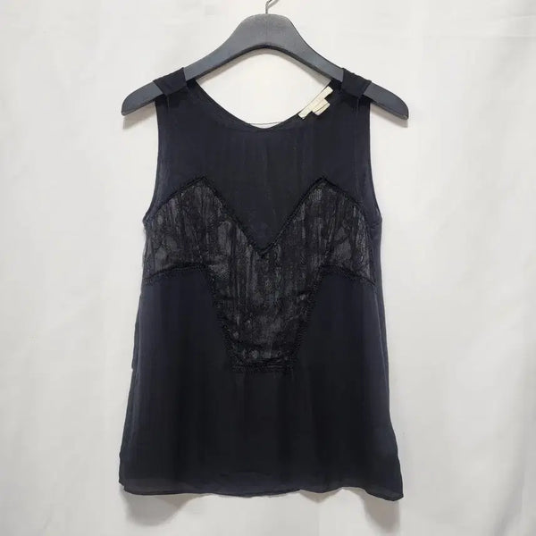 [BUNJANG] Antonio Berardi Black Lace Sleeveless Top / 안토니오베라르디 블랙 레이스 민소매(55가능)