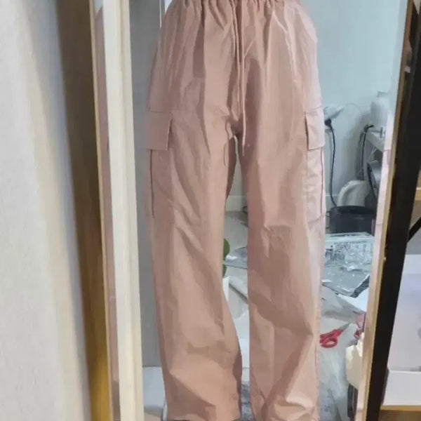 [BUNJANG] Two-Way Pink Cargo Pants / 투웨이 핑크 카고 팬츠