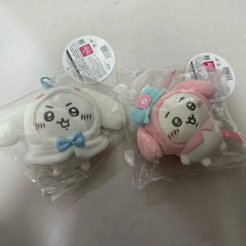 [BUNJANG] Cinnamoroll x Chiikawa & My Melody x Chiikawa Plush Bundle / 시나모롤 치이카와 + 마이멜로디 치이카와