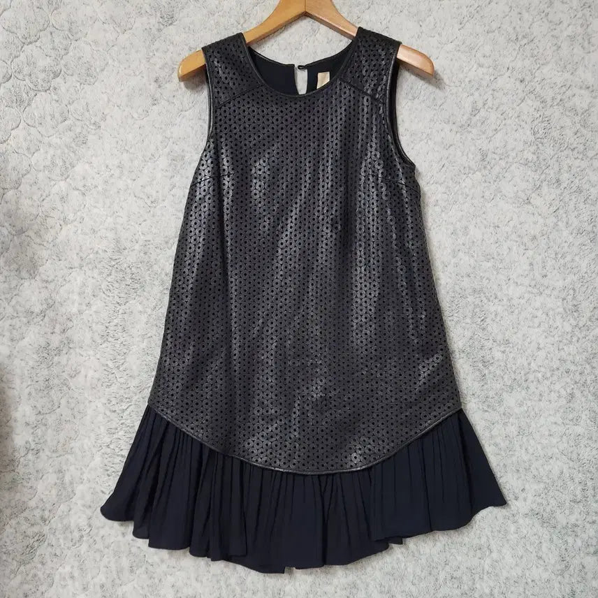 [BUNJANG] Ozweego Second Lambskin Dress / 978B [44] 오즈세컨 양가죽 원피스