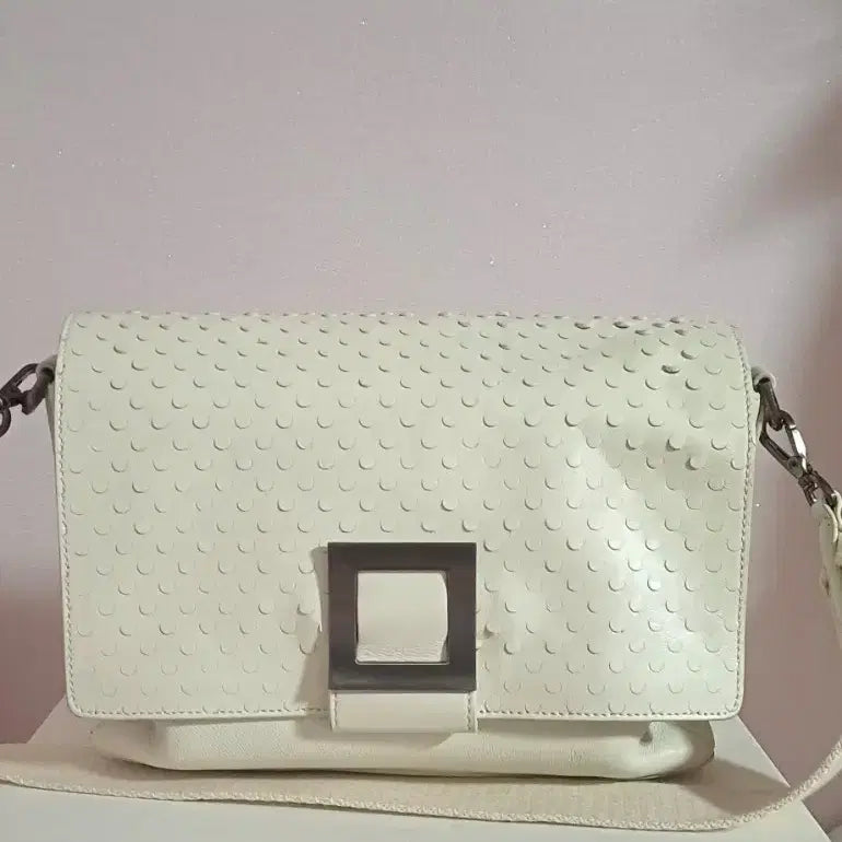 [BUNJANG] Rouge & Lounge Genuine Cowhide/Lambskin Square Shoulder Bag / 한섬 정품] 루즈앤라운지 천연 소가죽/양가죽 스퀘어숄더백