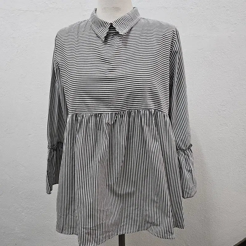 [BUNJANG] Valentinas Italy Women's White Polyester Blend Blouse - Size L / VALENTINAS ITALY 블라우스 여 L J6204