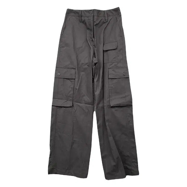[BUNJANG] Musinsa Standard Grey Vintage Techwear Cargo Wide Pants / 무신사스탠다드 그레이 빈티지 테크웨어 카고 와이드 바지 26