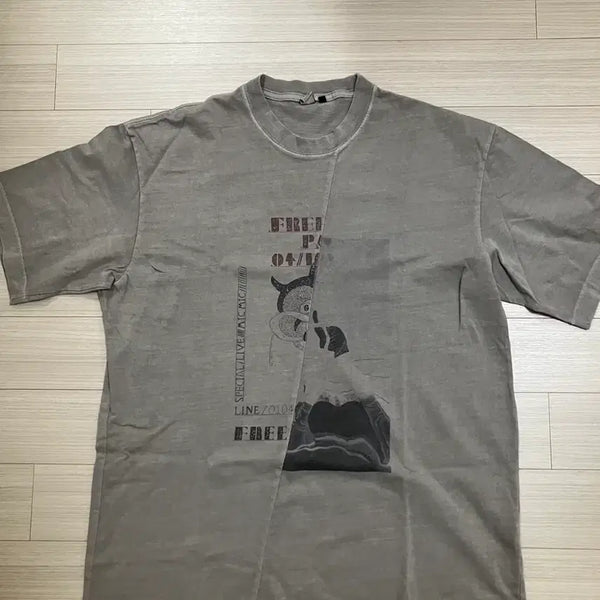 [BUNJANG] Politeu 1011 Slash Tee Vintage Gray / 폴리테루 1011 슬래시 티 빈티지 그레이 (3)