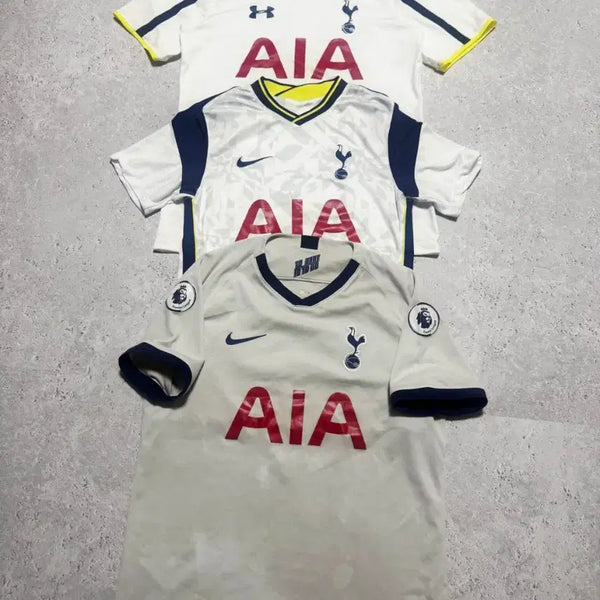 [BUNJANG] Nike Tottenham Hotspur Home Jerseys (3-Piece Bundle Set) - 14-15, 20-21, 19-20 Seasons / 나이키 14-15토트넘 홈 반팔,20-21홈,19-20홈 3벌 일괄 판매