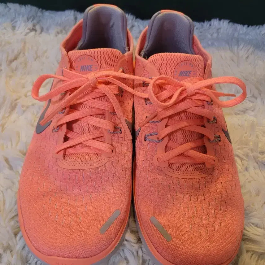 [BUNJANG] Nike Free Run Coral Pink Running Shoes 245 / 나이키 프리런 런닝화 코랄 핑크245