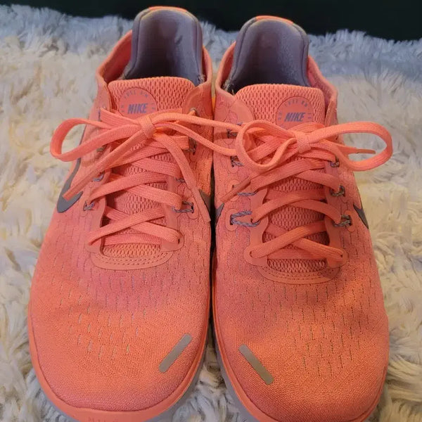 [BUNJANG] Nike Free Run Coral Pink Running Shoes 245 / 나이키 프리런 런닝화 코랄 핑크245