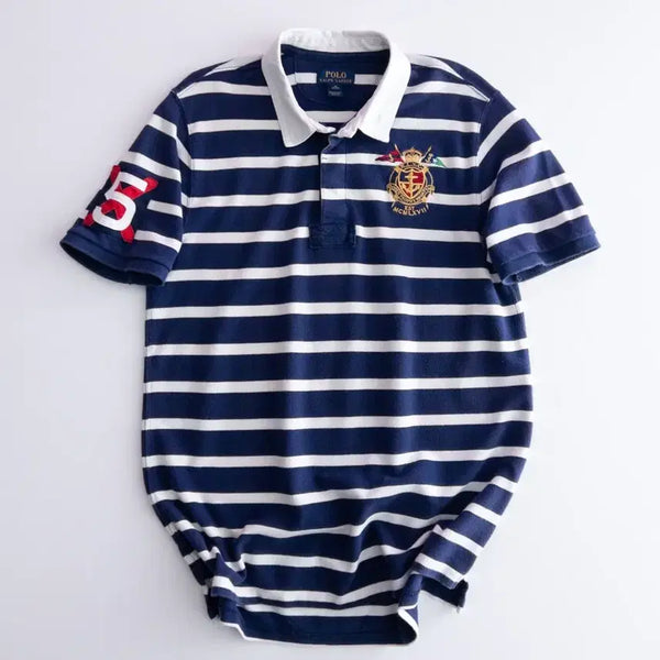 [BUNJANG] Polo Ralph Lauren Boys Striped Rugby Shirt XL (18-20) / 폴로 랄프로렌 보이즈 단가라 반팔 럭비티 XL(18-20)
