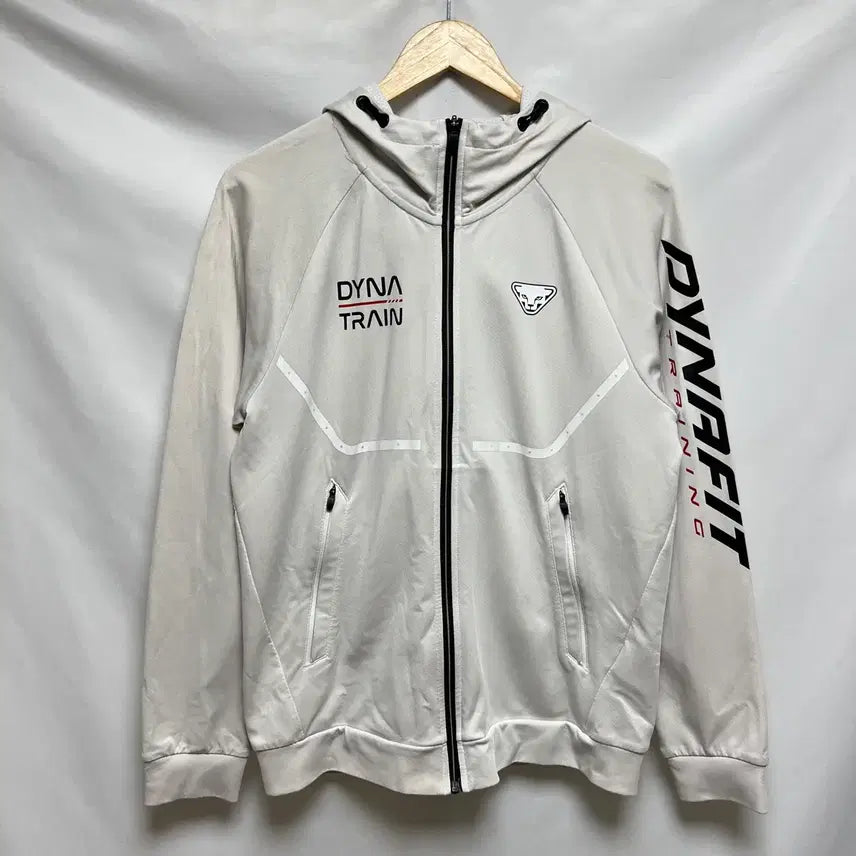 [BUNJANG] Dynafit White Training Hoodie Full Zip M / [정품/M] 다이나핏 화이트 트레이닝 기능성 후드집업