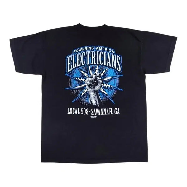 [BUNJANG] IBEW Union Made Heavyweight T-Shirt XL / IBEW 미국 전기공 헤비웨이트 반팔 티셔츠 XL