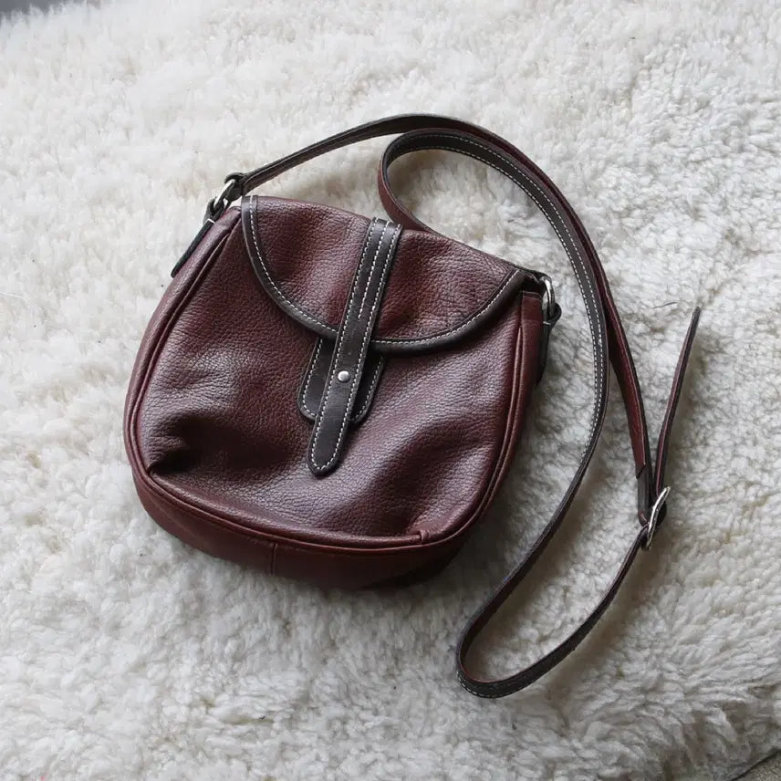 [BUNJANG] Somes Leather Mini Cross Bag / SOMES 레더 미니 크로스백