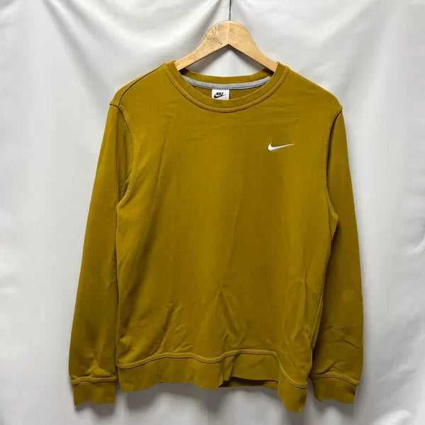 [BUNJANG] Nike Swoosh Club Mustard Sweatshirt XL / [정품/XL] 나이키 스우시 클럽 카키 머스타드 맨투맨