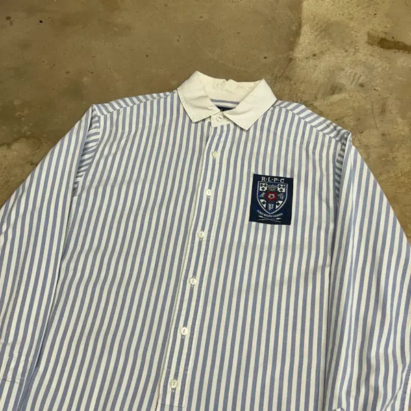 [BUNJANG] Polo Ralph Lauren Striped Shirt (M) / M 폴로랄프로렌 스트라이프 셔츠