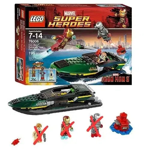 [BUNJANG] LEGO Marvel Iron Man 3 Killian's Boat Bulk 76006 (New) / (새제품) 레고 마블 아이언맨3 킬리언의 보트 벌크 76006