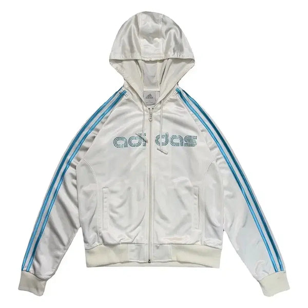 [BUNJANG] Adidas Cubic Hooded Zip-up Jersey 95 / ADIDAS 큐빅 후드 집업 져지 95