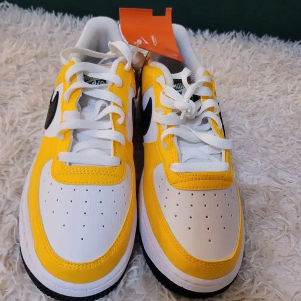 [BUNJANG] Nike Air Force 1 Low Yellow White / 나이키 에어포스 1 로우 옐로우 화이트240