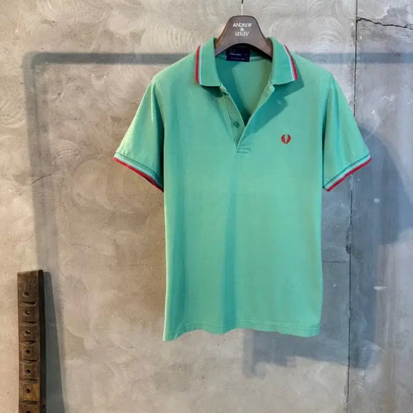 [BUNJANG] Fred Perry Men's Slim Fit PK T-Shirt (Size 100) / 프레드페리 pk 반팔티셔츠 남성100