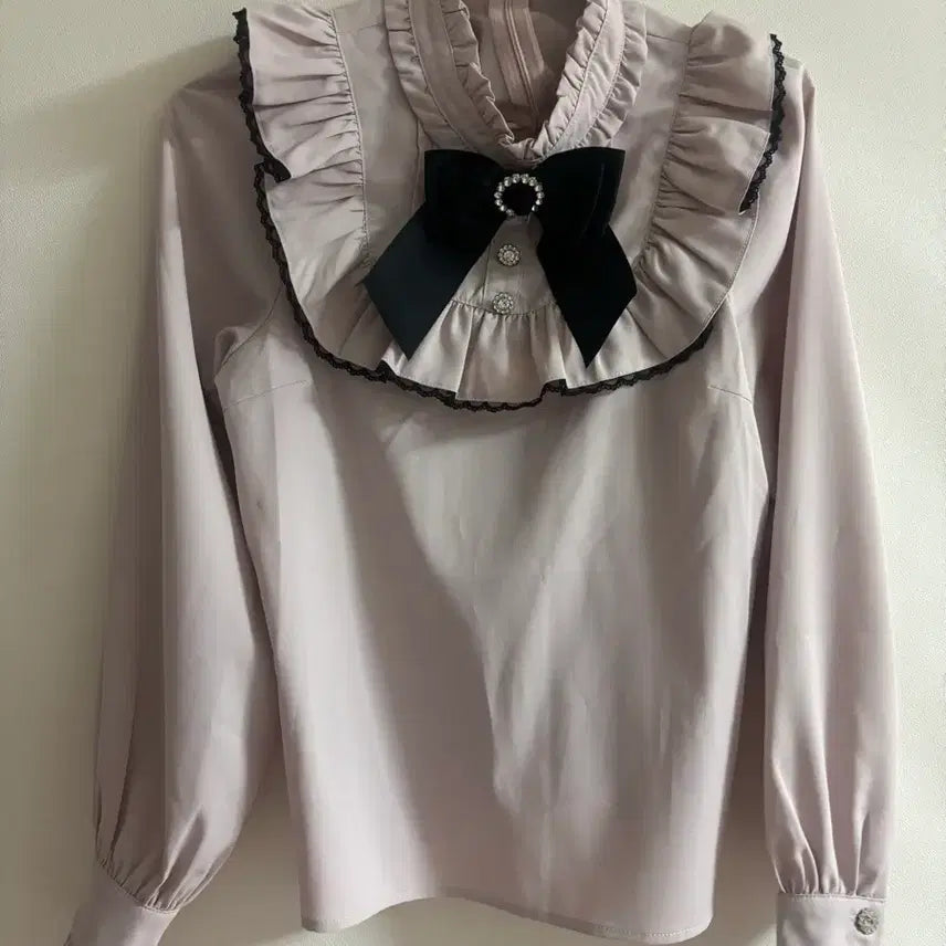 [BUNJANG] Honey Cinnamon Pink Blouse / 허니시나몬 핑크 블라우스 지뢰계 양산형