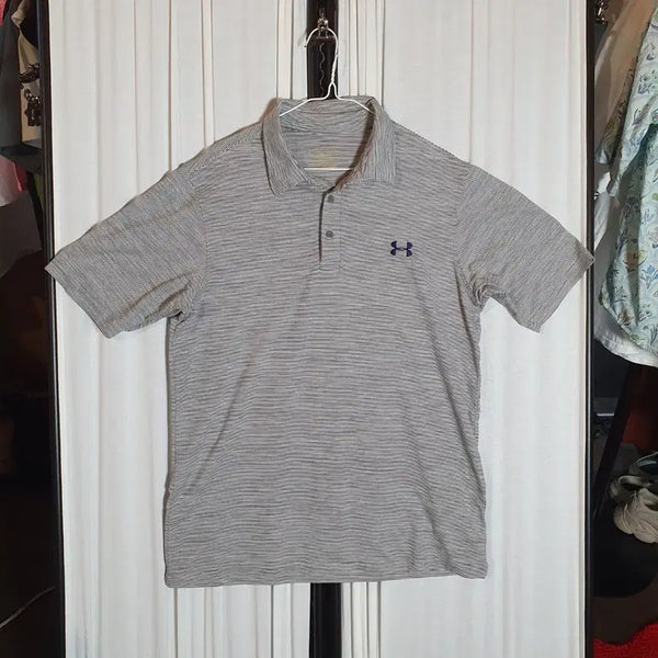 [BUNJANG] Under Armour Striped Collar T-Shirt Size 105 / 언더아머 반팔 스트라이프 카라티 105사이즈 추천합니다. 2508687