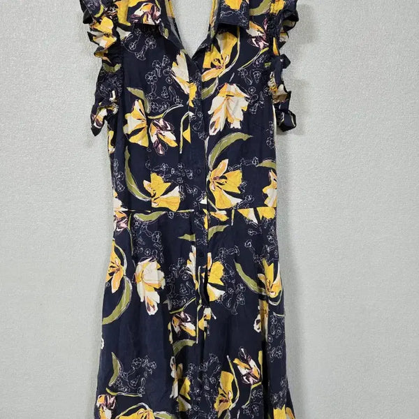 [BUNJANG] Zara Sleeveless Jumpsuit Floral Pattern / 자라 플라워패턴 민소매 점퍼슈트 44