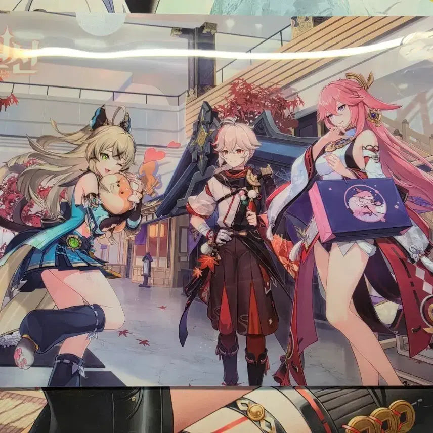 [BUNJANG] Genshin Impact 2023 Pop-Up Store Limited Edition Clear File - Yae Miko, Kirara, Kazuha / 원신 2023 팝업 이나즈마 클리어파일 야에미코 키라라 카즈하