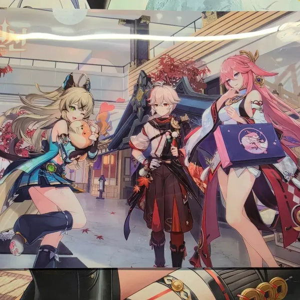 [BUNJANG] Genshin Impact 2023 Pop-Up Store Limited Edition Clear File - Yae Miko, Kirara, Kazuha / 원신 2023 팝업 이나즈마 클리어파일 야에미코 키라라 카즈하