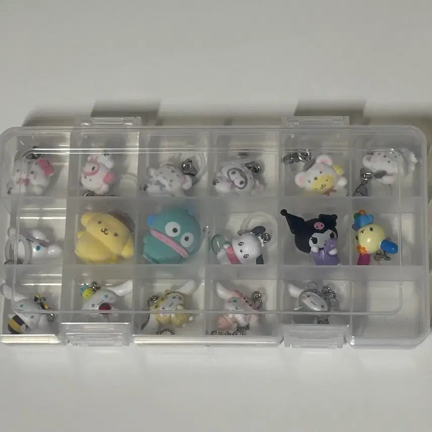 [BUNJANG] Sanrio "Mejirusi" Figure Keyring Gacha Bundle Set / 산리오 메지루시 피규어 키링 가챠 일괄 양도