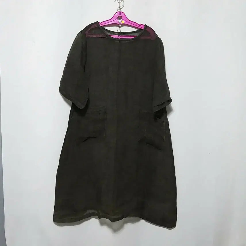 [BUNJANG] Long Dress Khaki / 라74 롱원피스