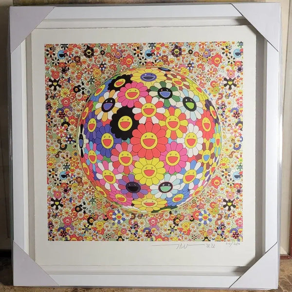 [BUNJANG] Takashi Murakami "Smiling Flower" Edition Print / 무라카미 다카시 그림 판화 에디션