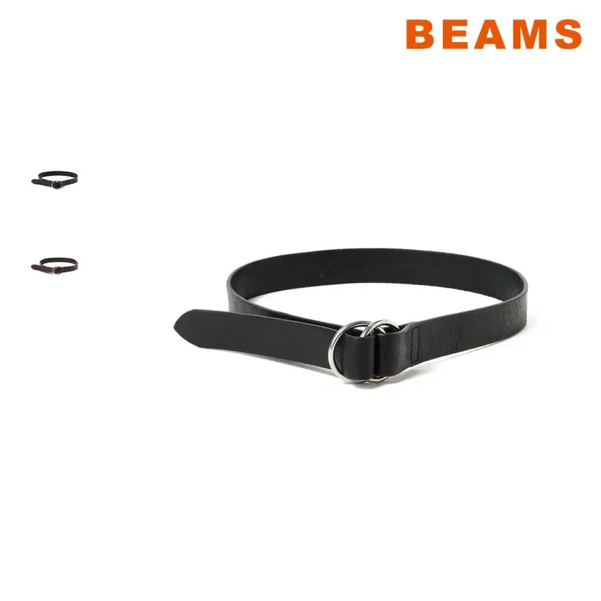 [BUNJANG] BEAMS Doubling Belt Genuine Leather / 빔즈 더블링 벨트