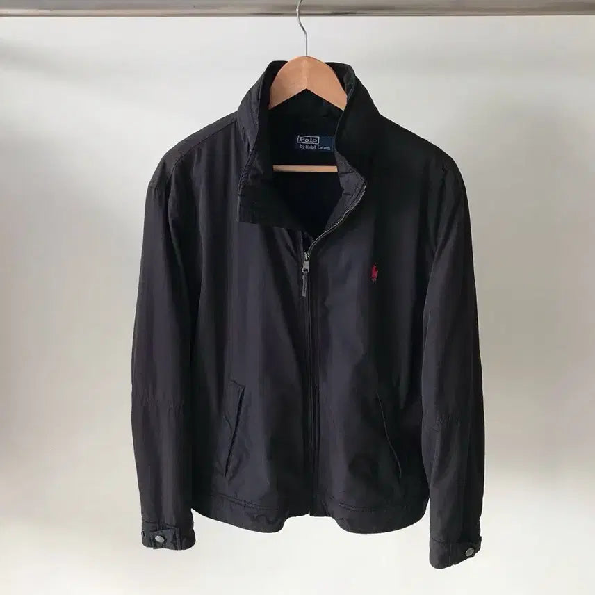 [BUNJANG] Polo Ralph Lauren Black Berryfield Bomber Jacket / 폴로 블랙 베리필드 봄버 자켓
