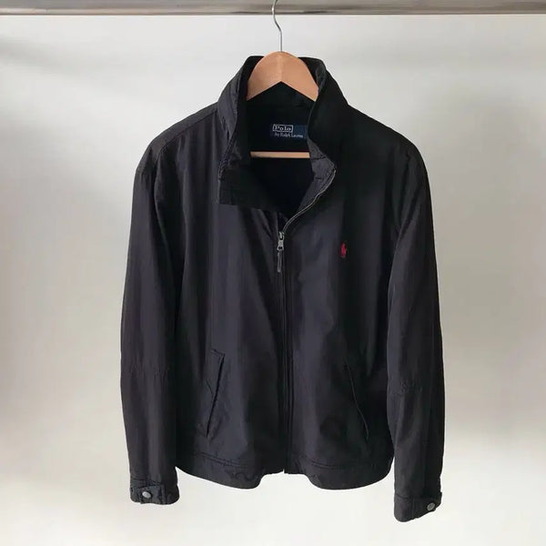 [BUNJANG] Polo Ralph Lauren Black Berryfield Bomber Jacket / 폴로 블랙 베리필드 봄버 자켓