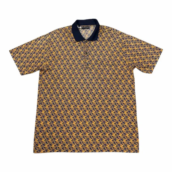 [BUNJANG] Celine Homme Vintage Patterned Polo Shirt M / 셀린느 빈티지 옴므 패턴 PK 카라티 M