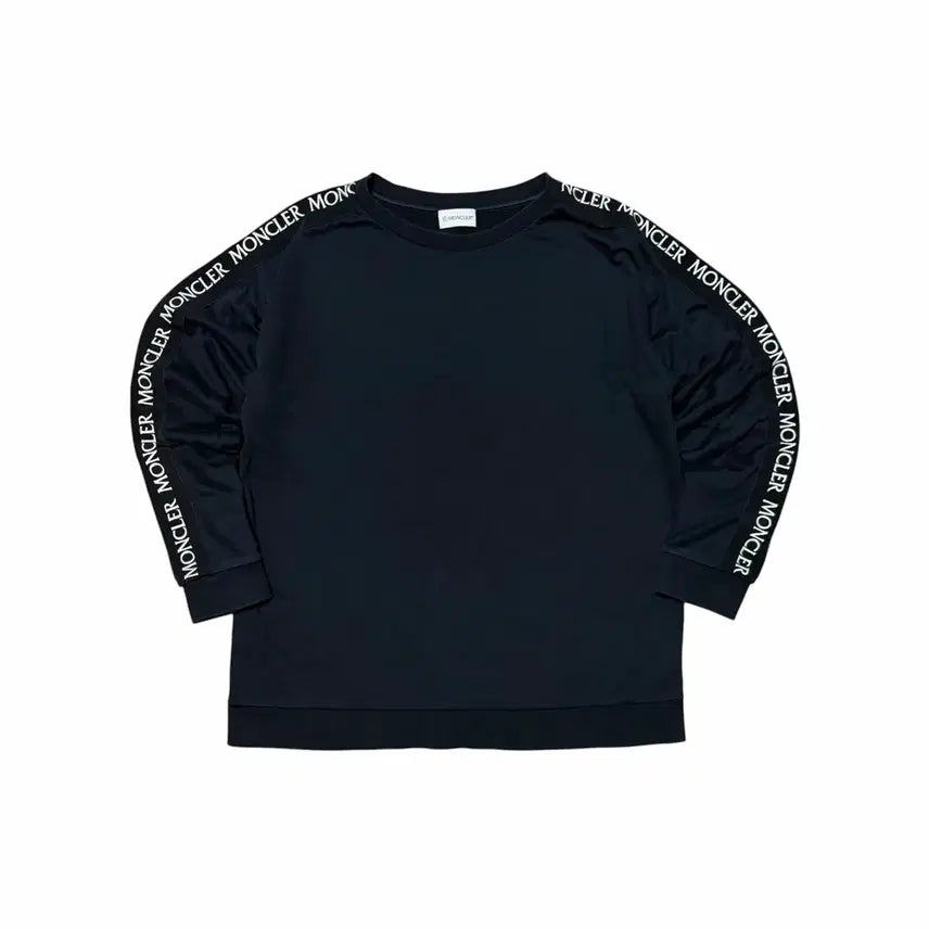 [BUNJANG] Moncler Lettering Sweatshirt Black (S) / 몽클레어 몽클레르 레터링 블랙 맨투맨 (S)