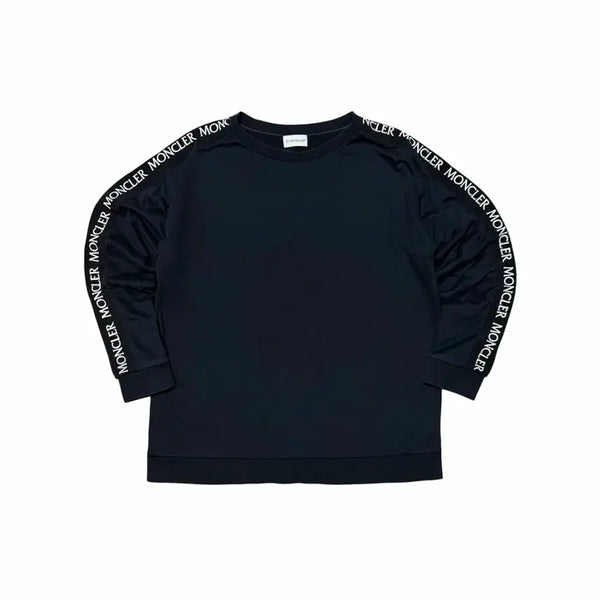 [BUNJANG] Moncler Lettering Sweatshirt Black (S) / 몽클레어 몽클레르 레터링 블랙 맨투맨 (S)