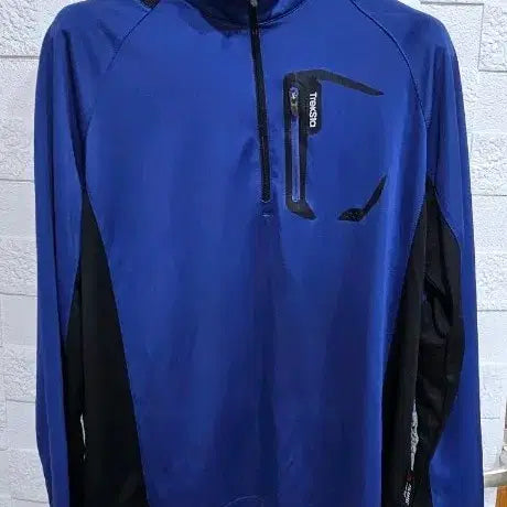 [BUNJANG] Trek Star Zip-Up Long Sleeve Top Blue L / (J)트렉스타 집업 긴팔 상의 블루 L